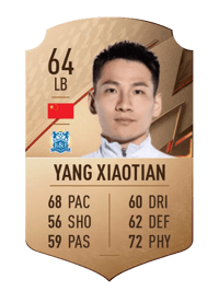 Yang Xiaotian Rare 64 OVR