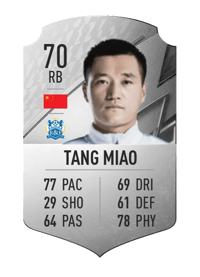 Tang Miao Rare 70 OVR
