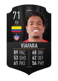 Fabián Viáfara CONMEBOL LIBERTADORES 71 OVR