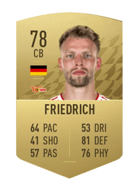 Marvin Friedrich Common 78 OVR