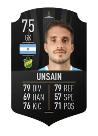 Ezequiel Unsain CONMEBOL LIBERTADORES 75 OVR