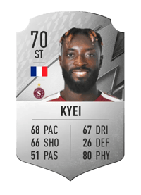 Grejohn Kyei Rare 70 OVR