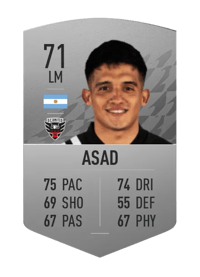 Yamil Asad Common 71 OVR