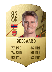 Martin Ødegaard Rare 82 OVR