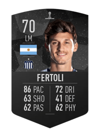 Héctor Fertoli CONMEBOL SUDAMERICANA 70 OVR