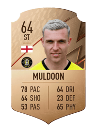 Jack Muldoon Rare 64 OVR