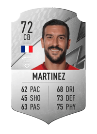 Pablo Martinez Rare 72 OVR
