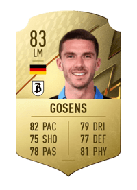 Robin Gosens Rare 83 OVR