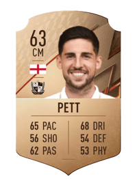 Tom Pett Rare 63 OVR