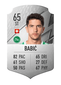 Boris Babić Rare 65 OVR