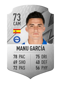 Manu García Rare 73 OVR