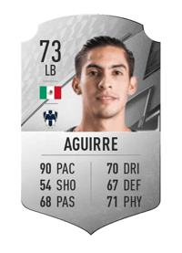 Erick Aguirre Rare 73 OVR