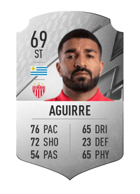 Rodrigo Aguirre Rare 69 OVR