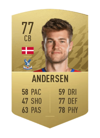 Joachim Andersen Common 77 OVR