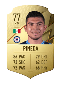 Orbelín Pineda Rare 77 OVR