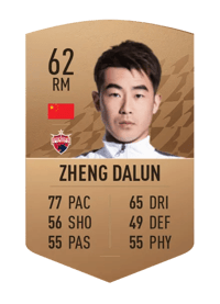 Zheng Dalun Common 62 OVR