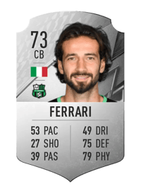 Gian Marco Ferrari Rare 73 OVR