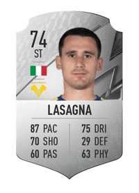 Kevin Lasagna Rare 74 OVR