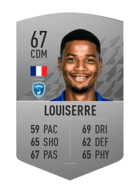 Dylan Louiserre Common 67 OVR