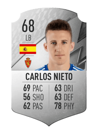 Carlos Nieto Rare 68 OVR