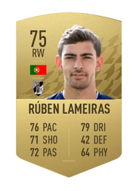 Rúben Lameiras Common 75 OVR