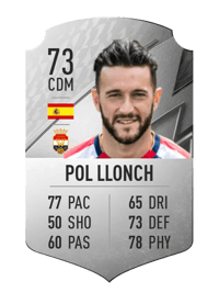 Pol Llonch Rare 73 OVR