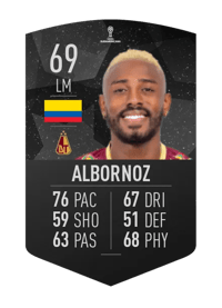 Omar Albornoz CONMEBOL SUDAMERICANA 69 OVR