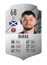 Oliver Burke Rare 68 OVR