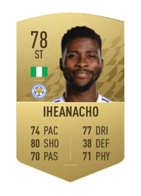 Kelechi Iheanacho Common 78 OVR