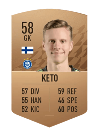 Hugo Keto Common 58 OVR