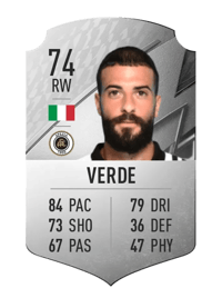 Daniele Verde Rare 74 OVR