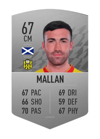 Stevie Mallan Common 67 OVR