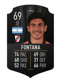 Agustín Fontana CONMEBOL LIBERTADORES 69 OVR