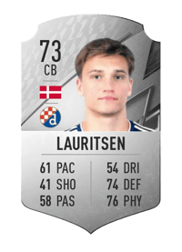 Rasmus Lauritsen Rare 73 OVR