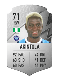 Babajide David Akintola Rare 71 OVR