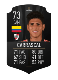Jorge Carrascal CONMEBOL LIBERTADORES 73 OVR