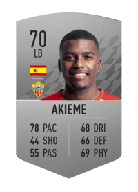 Akieme Common 70 OVR