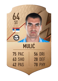 Fejsal Mulić Rare 64 OVR