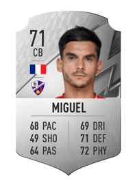 Florian Miguel Rare 71 OVR