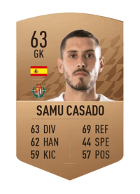 Samu Casado Common 63 OVR