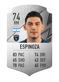 Cristian Espinoza Rare 74 OVR