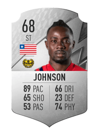 Sam Johnson Rare 68 OVR