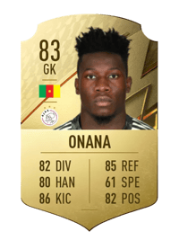 André Onana Rare 83 OVR
