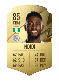Wilfred Ndidi Rare 85 OVR