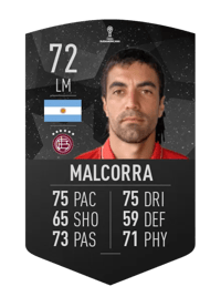 Víctor Ignacio Malcorra CONMEBOL SUDAMERICANA 72 OVR