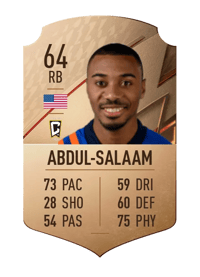 Saad Abdul-Salaam Rare 64 OVR
