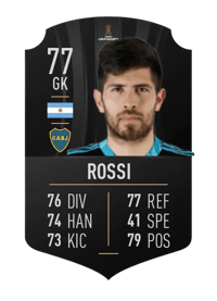 Agustín Rossi CONMEBOL LIBERTADORES 77 OVR