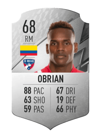 Jáder Obrian Rare 68 OVR