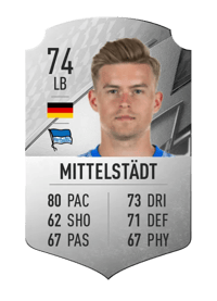 Maximilian Mittelstädt Rare 74 OVR