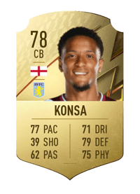 Ezri Konsa Rare 78 OVR